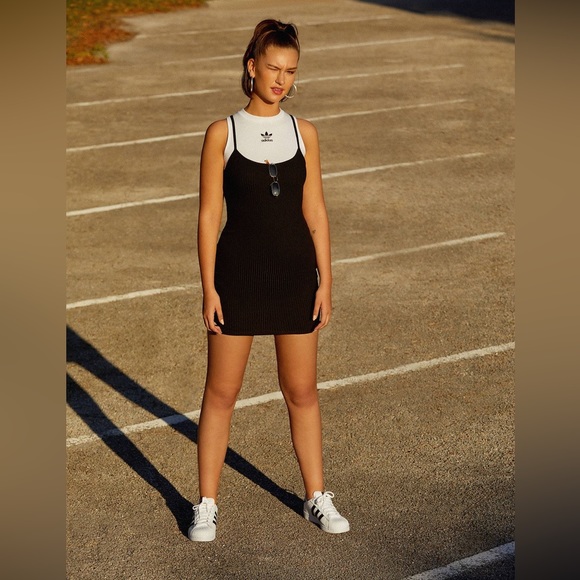 UO Mia Ribbed Knit Bodycon Mini Dress - Picture 6 of 6